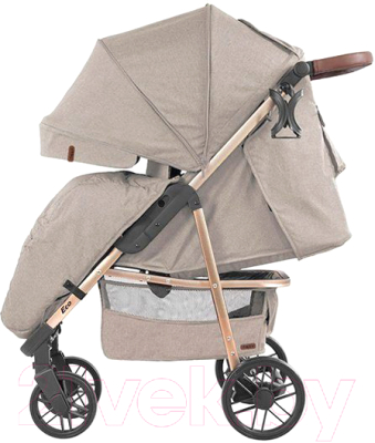 Детская прогулочная коляска Baby Tilly Eco T-166 (Camel Beige)