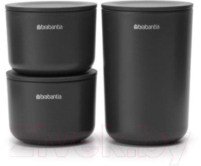 Набор аксессуаров для ванной Brabantia 281303 (темно-серый)