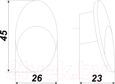 Ручка для мебели Boyard Mark RC303TFL.4