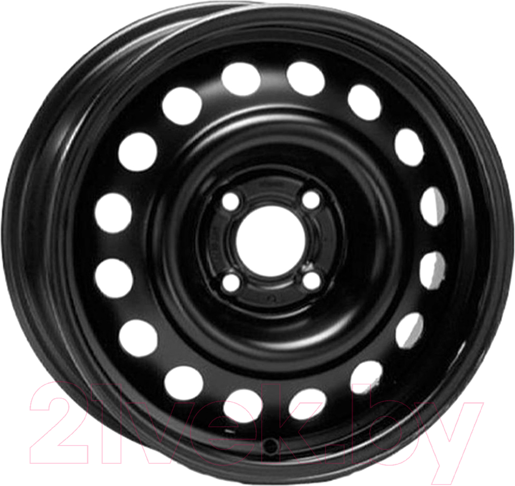 Штампованный диск Eurodisk 53A38R 14x5.5" 4x100мм DIA 54.1мм ET 38мм Black