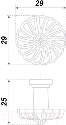 Ручка для мебели Boyard RC409BSN.4