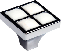 

Ручка для мебели, Crystal RC411CP/CrW.4