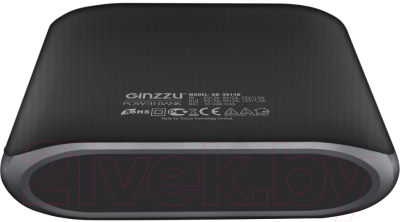 Портативное зарядное устройство Ginzzu GB-3914B (черный)