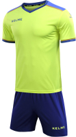 Футбольная форма Kelme S/S Football Set / 3871001-918 (XS, салатово-синий) - 