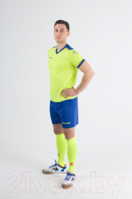 Футбольная форма Kelme S/S Football Set / 3871001-918 (XS, салатово-синий)