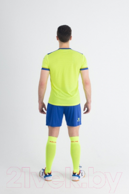 Футбольная форма Kelme S/S Football Set / 3871001-918 (XS, салатово-синий)