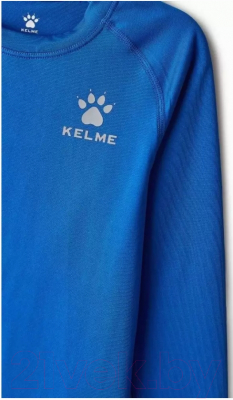 Термокофта детская Kelme Tech Fit Long Sleeve Thick Kids / 3893113-400 (130, синий)