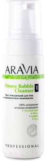 Мусс для тела Aravia Organic с антицеллюлитным комплексом Fitness Bubble Cleanser (160мл)