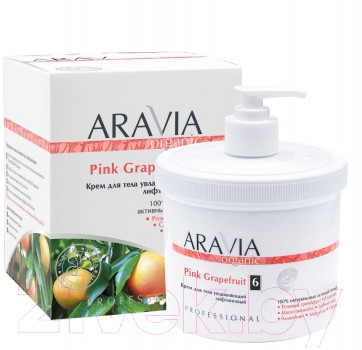 Крем для тела Aravia Organic Pink Grapefruit увлажняющий лифтинговый (550мл)