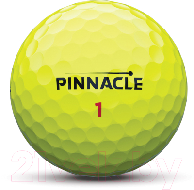 Набор мячей для гольфа Pinnacle Rush P4135S-15PBIL (3шт, желтый)