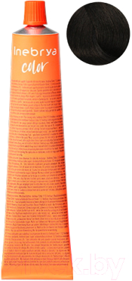 Изображение товара Крем-краска для волос Inebrya На семенах льна и алоэ вера 4 (100мл, каштановый/чистый пигмент)
