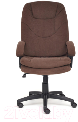 Кресло офисное Tetchair Comfort LT флок (коричневый)