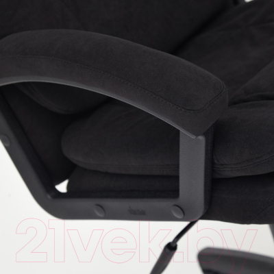 Кресло офисное Tetchair Comfort LT флок (черный)