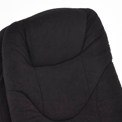 Кресло офисное Tetchair Comfort LT флок (черный)