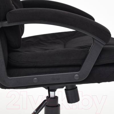 Кресло офисное Tetchair Comfort LT флок (черный)