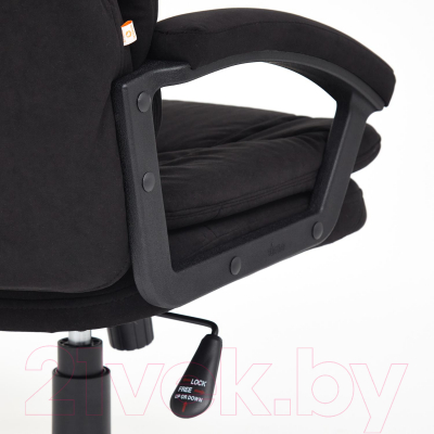 Кресло офисное Tetchair Comfort LT флок (черный)