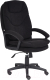 Кресло офисное Tetchair Comfort LT флок (черный) - 