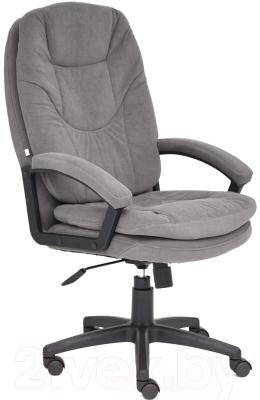 Кресло офисное Tetchair Comfort LT флок (серый)