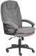 Кресло офисное Tetchair Comfort LT флок (серый) - 