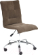 Кресло офисное Tetchair Zero флок (коричневый) - 
