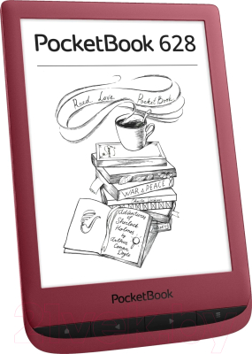 Электронная книга PocketBook 628 / PB628-R-CIS (Ruby Red)