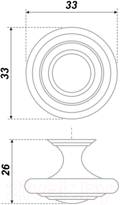 Ручка для мебели Boyard RC059AB.4