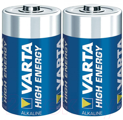 Комплект батареек Varta High Energy 2C 1.5V LR6 / 04914121412 (2шт)