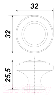 Ручка для мебели Boyard Mateo RC037BSN.4