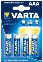 

Комплект батареек, High Energy 4 AAA 1.5V LR03 / 04903113414