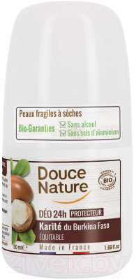 Дезодорант шариковый Douce Nature Nature органический с маслом ши каритэ (50мл)