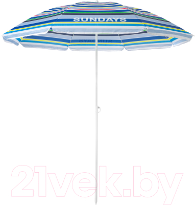 Зонт пляжный Sundays HYB1811 (синий/белый)