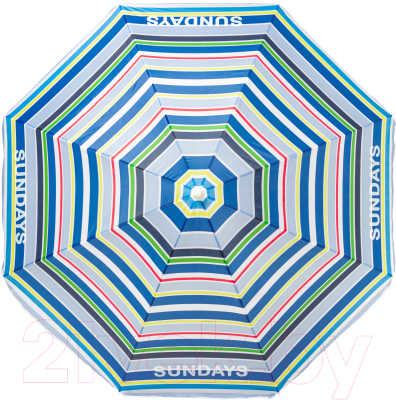 Зонт пляжный Sundays HYB1811 (синий/белый)