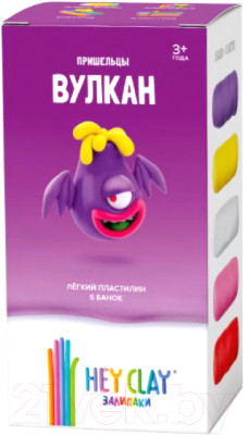 

Пластилин легкий Hey Clay, Залипаки / Вулкан