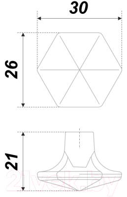 Ручка для мебели Boyard Marco RC505MAB.1