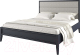 Двуспальная кровать Молодечномебель Charlie ВМФ-1519 180x200 (шафран/Leroy 304) - 