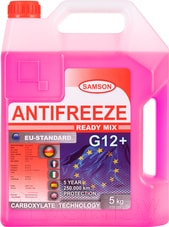 Антифриз SAMSON EU-Standard G12+ (5кг, красный)