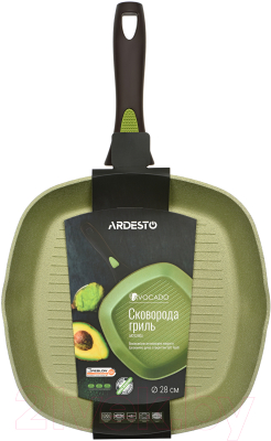 Сковорода-гриль Ardesto Avocado / AR2528GA (28см, зеленый)