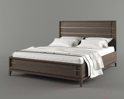 Полуторная кровать Молодечномебель Boston 1400 ВМФ-1641 (лесной орех)