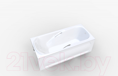 Ванна акриловая 1Марка Calypso 170x75 (с каркасом и экраном и ручками)