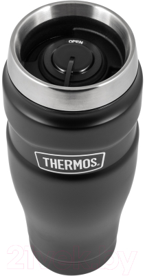 Термокружка Thermos SK1005BK / 15563 (470мл, черный матовый)