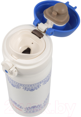 Термос для напитков Thermos JNL-402-BLWH SS V.Insulated Flask / 319562 (400мл, белый)