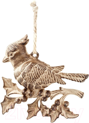 

Елочная игрушка Erich Krause, Коричневый, Decor Птица woodland / 47760