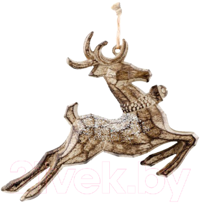 

Елочная игрушка Erich Krause, Коричневый, Decor Олень woodland / 47479