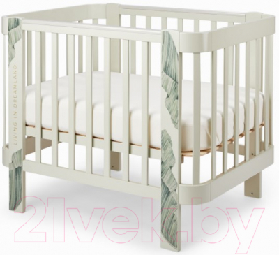 Детская кроватка Happy Baby Mommy Love / 95024 (Sage New)