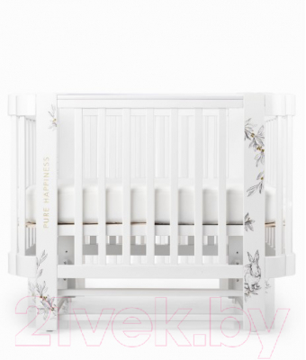 Детская кроватка Happy Baby Mommy Love / 95024 (White)