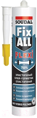 Клей-герметик Soudal Fix All Flexi (290мл, белый)