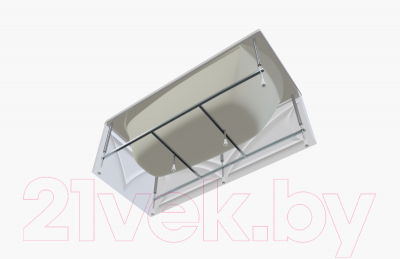 Изображение товара Ванна акриловая 1Марка Elegance 150x70 (с каркасом и экраном)