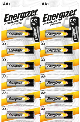 

Комплект батареек Energizer, Power ALK/AA BP12 / E302283300
