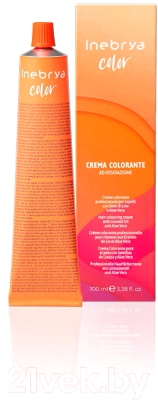 Крем-краска для волос Inebrya На семенах льна и алоэ вера Pastello Rosa Intenso (100мл)
