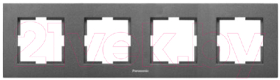 Рамка для выключателя Panasonic Karre Plus WKTF08042DG-BY